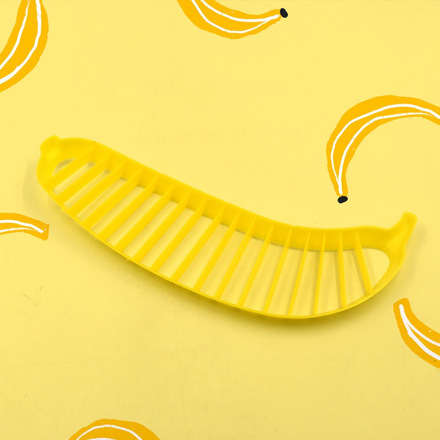 5897 Banana Slicer- Perfect for Fruit Salads Handle Plastic Banana Fruit Slicer Cutter Chopper 5897 Banana Slicer- Perfect for Fruit Salads Handle Plastic Banana Fruit Slicer Cutter Chopper